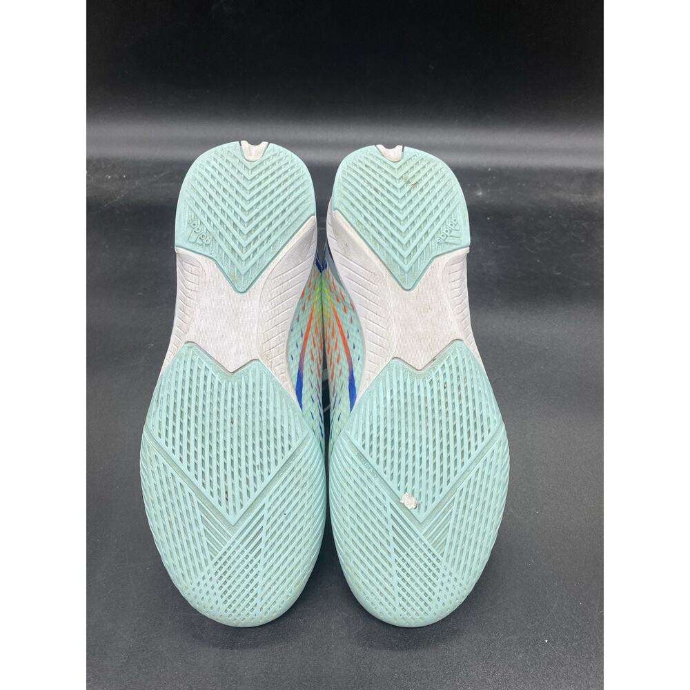 ADIDAS X Speedportal.3 Clear Aqua Blue Indoor Soccer Shoes Youth Size 3 GW8467 - Picture 7 of 7